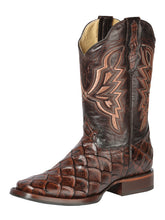 Load image into Gallery viewer, El General Rodeo Boot - Imit Pirarucu - Brown 44664
