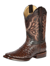 Load image into Gallery viewer, El General Rodeo Boot- Imit Avestruz -  Brown 44665
