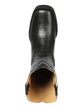 Load image into Gallery viewer, El General Men's Rodeo Boot - Imitation Lizard - Black 44666
