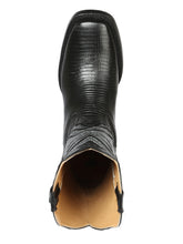 Load image into Gallery viewer, El General Men's Rodeo Boot - Imitation Lizard - Black 44666
