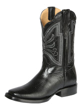 Load image into Gallery viewer, El General Men's Rodeo Boot - Imitation Lizard - Black 44666
