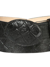 Load image into Gallery viewer, Cowboy Belt - El General  - Imitation- Pirarucu - Black 44667
