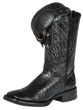 Load image into Gallery viewer, El General Rodeo - Printed Alligator leather boots - Black 44671
