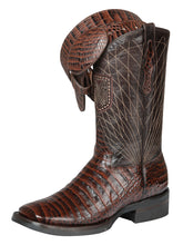 Load image into Gallery viewer, El General Rodeo - Printed Alligator leather boots - Brown 44672
