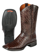 Load image into Gallery viewer, El General Rodeo - Printed Alligator leather boots - Brown 44672
