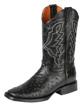 Load image into Gallery viewer, El General Rodeo - Printed Osther skin boot - Black 44673
