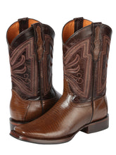 Load image into Gallery viewer, El General Rodeo - Printed Lizard leather boots - Brown 44674
