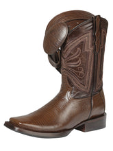 Load image into Gallery viewer, El General Rodeo - Printed Lizard leather boots - Brown 44674
