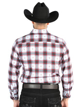 Load image into Gallery viewer, El General - Casual Long Sleeve Shirt -  Black/Red 44701

