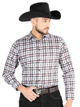 Load image into Gallery viewer, El General - Casual Long Sleeve Shirt - Black/White 44703
