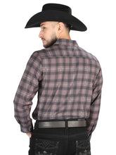 Load image into Gallery viewer, El General - Casual Long Sleeve Shirt - Mocha/Olive 44712
