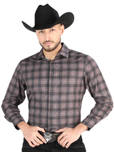 Load image into Gallery viewer, El General - Casual Long Sleeve Shirt - Mocha/Olive 44712
