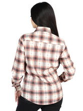 Load image into Gallery viewer, El General  -  Casual Long-Sleeve Shirt  - Orange Beige 44716
