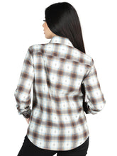 Load image into Gallery viewer, El General  -  Casual Long-Sleeve Shirt  -  Brown/Sand 44717
