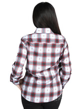 Load image into Gallery viewer, El General  -  Casual Long-Sleeve Shirt  -  Red/Black 44718
