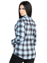 Load image into Gallery viewer, El General  -  Casual Long-Sleeve Shirt  - Black/Beige 44719
