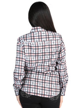 Load image into Gallery viewer, El General  -  Casual Long-Sleeve Shirt  - Black/White 44720
