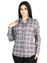 Load image into Gallery viewer, El General  -  Casual Long-Sleeve Shirt  - Black/White 44720
