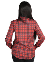 Load image into Gallery viewer, El General  -  Casual Long-Sleeve Shirt  - Red 44722
