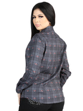Load image into Gallery viewer, El General  -  Casual Long-Sleeve Shirt  - Gray/Brown 44725
