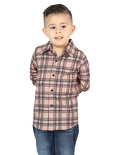 Load image into Gallery viewer, El General Beige/Black Casual Long-Sleeve Shirt 44731
