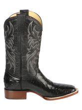 Load image into Gallery viewer, El General Rodeo - Printed Ostric leather boots - Black 44935
