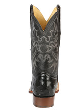 Load image into Gallery viewer, El General Rodeo - Printed Ostric leather boots - Black 44935
