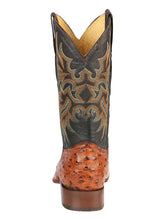 Load image into Gallery viewer, El General Rodeo - Printed Ostric leather boots - Cogñac 44936
