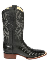 Load image into Gallery viewer, El General Rodeo - Printed Alligator leather boots - Black 44938
