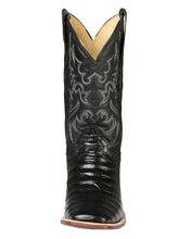 Load image into Gallery viewer, El General Rodeo - Printed Alligator leather boots - Black 44938
