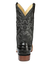 Load image into Gallery viewer, El General Rodeo - Printed Alligator leather boots - Black 44938
