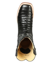 Load image into Gallery viewer, El General Rodeo - Printed Alligator leather boots - Black 44938
