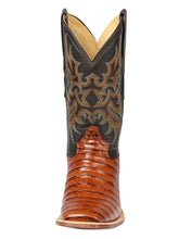 Load image into Gallery viewer, El General Rodeo - Printed Alligator leather boots - Cogñac 44939
