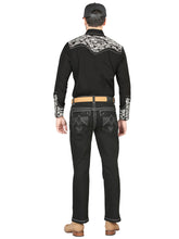 Load image into Gallery viewer, Centenario Bootcut Denim Jeans - Black 44964

