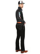 Load image into Gallery viewer, Centenario Bootcut Denim Jeans - Black 44966
