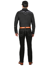 Load image into Gallery viewer, Centenario Bootcut Denim Jeans - Black 44966
