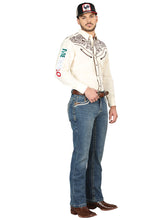 Load image into Gallery viewer, Centenario Bootcut Denim Jeans - Dark Blue 44969
