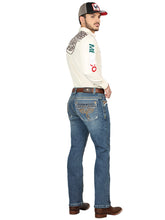 Load image into Gallery viewer, Centenario Bootcut Denim Jeans - Dark Blue 44969
