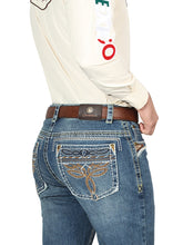 Load image into Gallery viewer, Centenario Bootcut Denim Jeans - Dark Blue 44969
