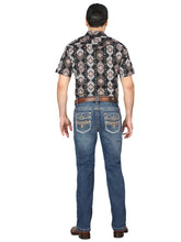 Load image into Gallery viewer, Centenario Bootcut Denim Jeans - Dark Blue 44970
