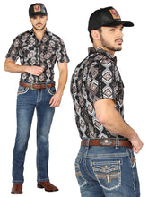Load image into Gallery viewer, Centenario Bootcut Denim Jeans - Dark Blue 44970
