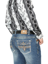 Load image into Gallery viewer, Centenario Bootcut Denim Jeans - Medium Blue 44971
