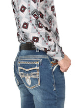 Load image into Gallery viewer, Centenario Bootcut Denim Jeans - Dark Blue 44974
