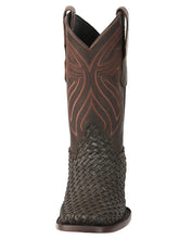 Load image into Gallery viewer, El General Men’s Leather Rodeo Boots Petatillo - Chocolate 45013
