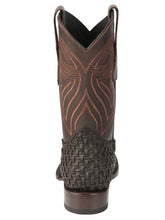 Load image into Gallery viewer, El General Men’s Leather Rodeo Boots Petatillo - Chocolate 45013
