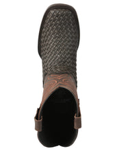 Load image into Gallery viewer, El General Men’s Leather Rodeo Boots Petatillo - Chocolate 45013
