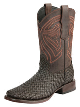 Load image into Gallery viewer, El General Men’s Leather Rodeo Boots Petatillo - Chocolate 45013
