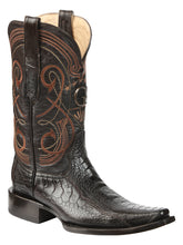Load image into Gallery viewer, El General Men's Exotic Ostrich Leg Cowboy Boots - Brown 45068
