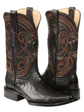 Load image into Gallery viewer, El General Men's Exotic Ostrich Leg Cowboy Boots - Brown 45068
