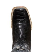 Load image into Gallery viewer, El General Men's Exotic Lizard Rodeo Cowboy Boots - Black 45069
